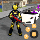 Neon Iron Stickman Rope Hero Crime Gangstar APK