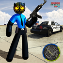 Panther Police Stickman Rope Hero Gangster Vegas APK