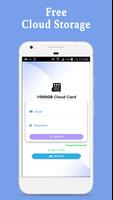 1000 GB Cloud Card : File & contact Organizer App Affiche