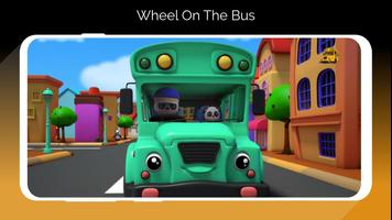 Wheel On The Bus Go To School Affiche