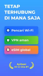 WiFi Map®: Password, eSIM, VPN poster