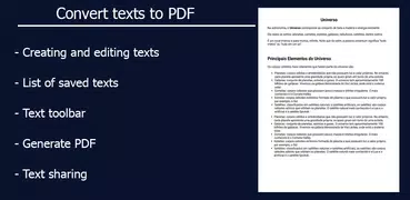 Text to PDF