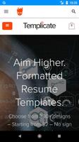 Templicate Resume Templates پوسٹر