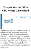 Trapped with the CEO - Romance Books पोस्टर