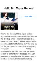Hello Mr. Major General-Romance Book-Novel Offline الملصق