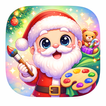 Coloring Book New Year icon