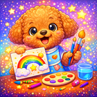 Toy Poddle Coloring Book icon