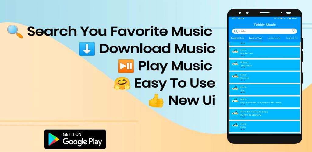 Tubidy Mp3 - Tubidy Music Download - Yubidy Music APK pour Android  Télécharger