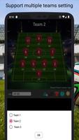 Lineup zone - Soccer Lineup اسکرین شاٹ 2