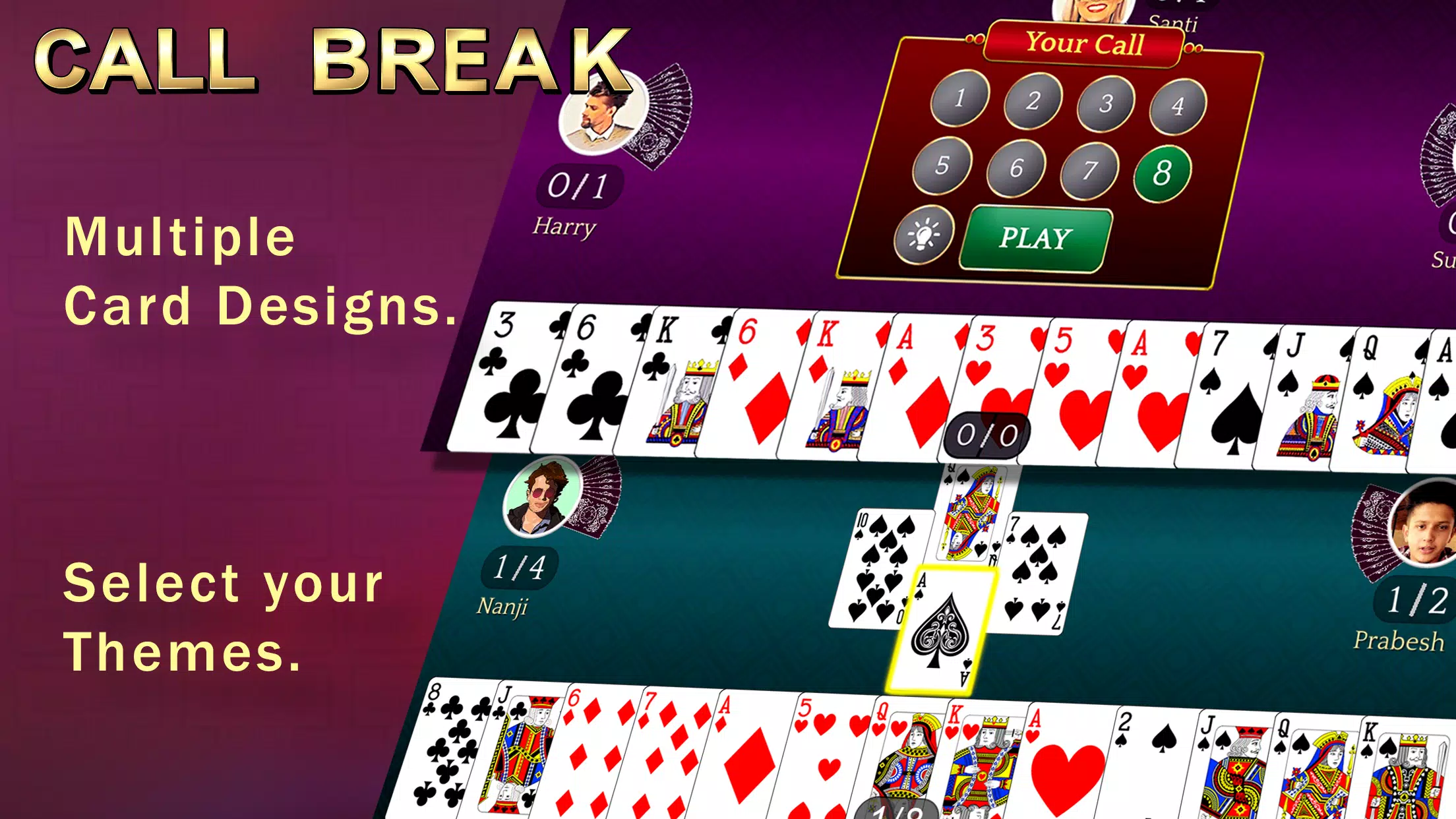Callbreak, Ludo & 29 Card Game Callbreak, Ludo & 29 Card Game