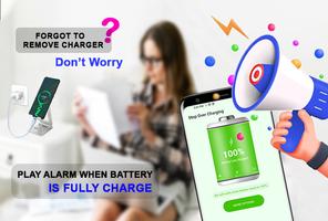 Stop over charging alert poster