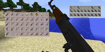 Gun Mod for Minecraft poster