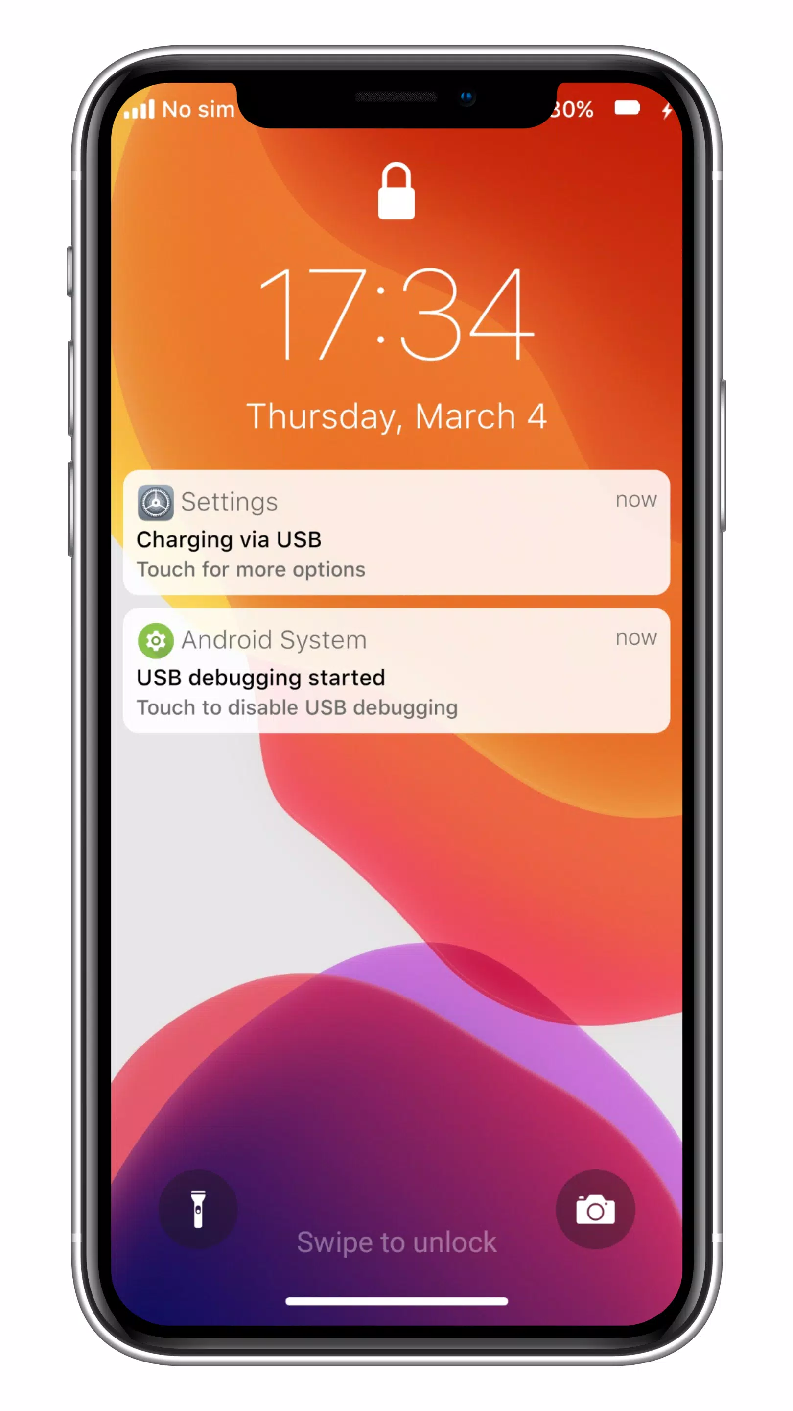 iOS 15 Lock Screen and Notification APK for Android Download
