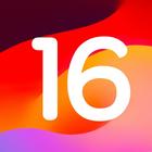 Launcher iOS16 - iOS Themes आइकन