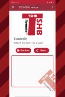 Application à distance TOSHIBA capture d'écran 1