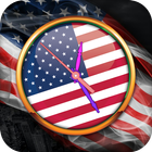 USA Clock Live Wallpaper ikona