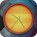 Wooden Clock Live Wallpaper