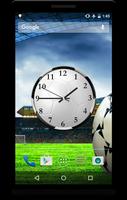 Football Clock Live Wallpaper Affiche
