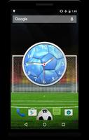 Football Clock Live Wallpaper capture d'écran 1