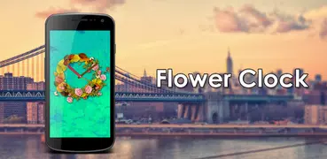Flower Clock Live Wallpaper