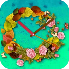 Flower Clock Live Wallpaper APK Herunterladen