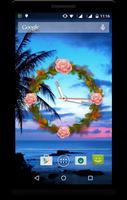 Flower Clock Live Wallpaper poster