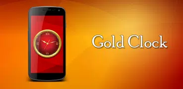 Gold Clock Live Wallpaper