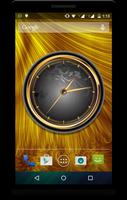 Gold Clock Live Wallpaper poster