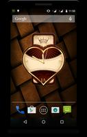 Gold Clock Live Wallpaper capture d'écran 3