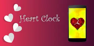 Heart Clock Live Wallpaper