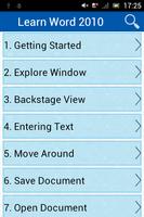 Learn Word 2010 ポスター