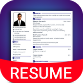 Resume Builder App, CV maker icon