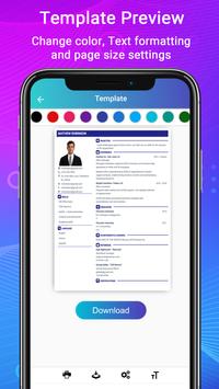 Resume Builder App, CV maker स्क्रीनशॉट 17