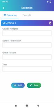 Resume Builder App Free CV maker CV templates 2020 截图 10