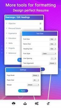 Resume Builder App, CV maker スクリーンショット 18