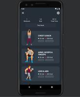 Dumbell Home Workout постер