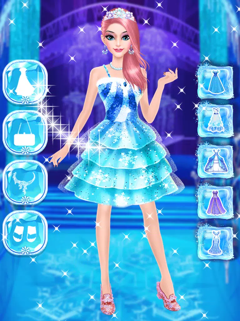 Ice Queen Salon - Princess Makeup - Dressup - Makeover - Dress up games -  Hairstyles::Appstore for Android