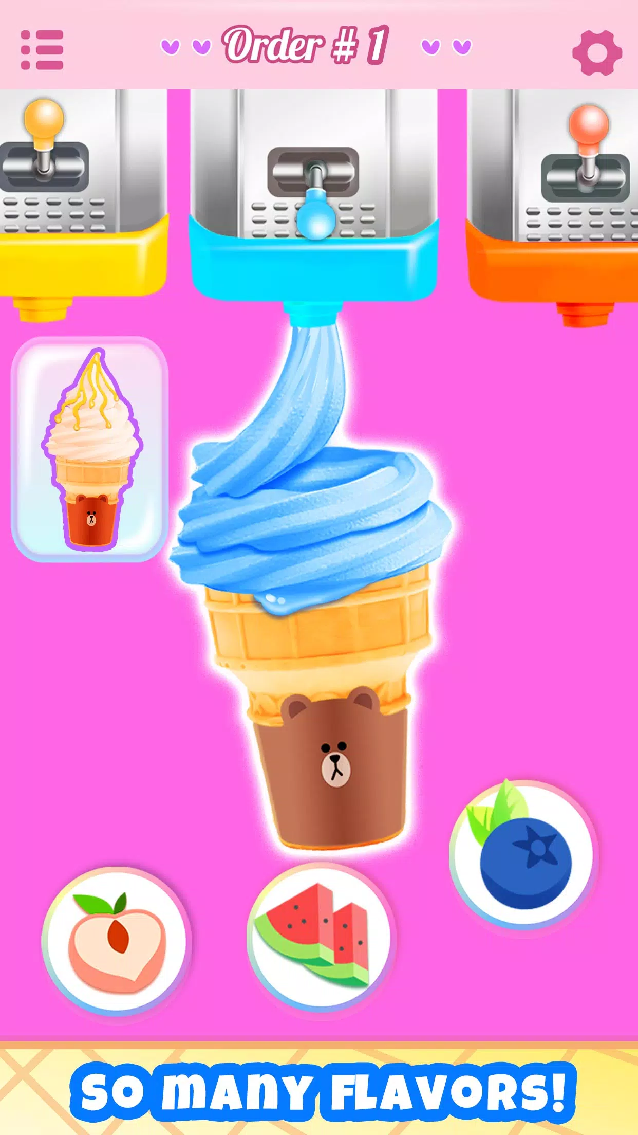 Ice Cream Machine (HTML5), Game Guide