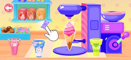 ไอศกรีม - ทำอาหารสำหรับเด็ก โปสเตอร์