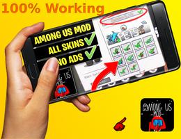 Skins for among us Mod Menu v2(guide) Cartaz