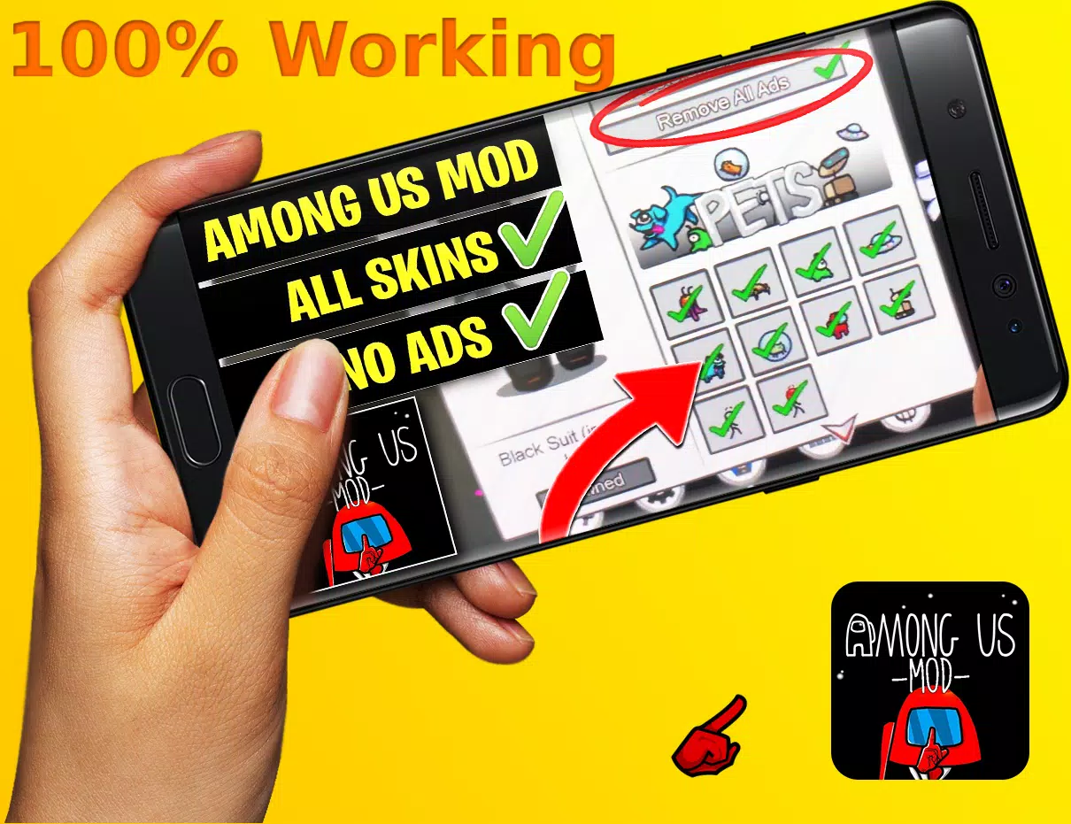Skins for among us Mod Menu v2(guide) APK pour Android Télécharger