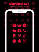 Minimal Red Flat Icon Pack ảnh chụp màn hình 2