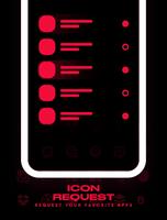 Minimal Red Flat Icon Pack ảnh chụp màn hình 3