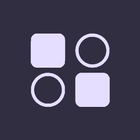 Dynamic dark A12 icon pack أيقونة