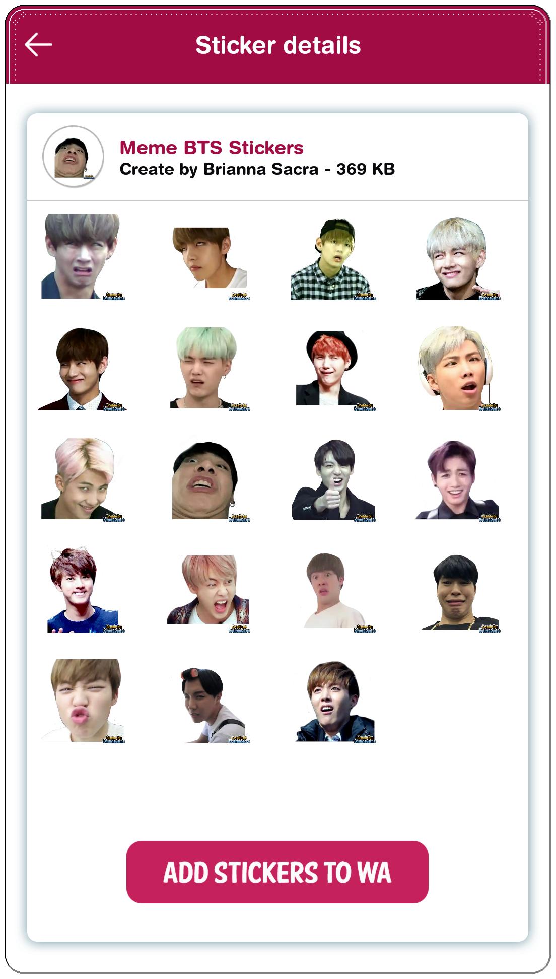 34 Top Populer Download  Stiker  Wa Bts  Lucu Terkini 