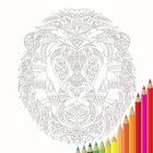 Animal Mandala Coloring Book icono