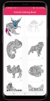 Animal Mandala Coloring Book captura de pantalla 1