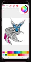 Animal Mandala Coloring Book captura de pantalla 3