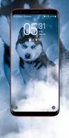 Siberian Husky Wallpaper-poster