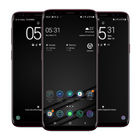 Solid Black Wallpaper أيقونة